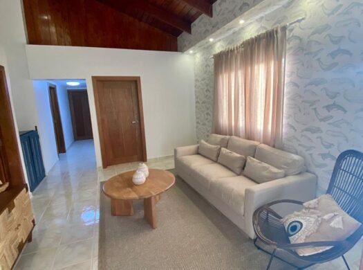 Fully Renovated 3-Bedroom Furnished Apartment for Sale Near El Portillo Beach, Las Terrenas